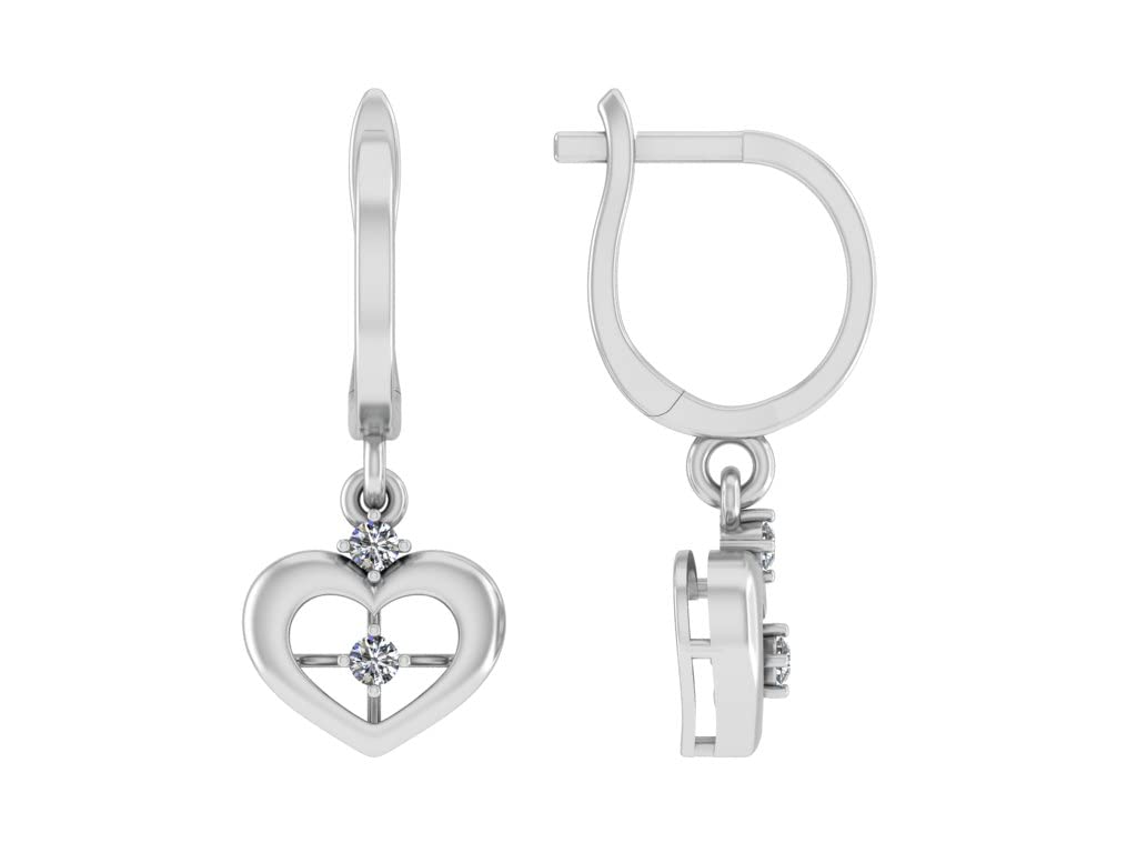 Eleganckie kolczyki srebrne z cyrkoniami AAA - Biżuteria damska z srebra 925 - obrazek 9