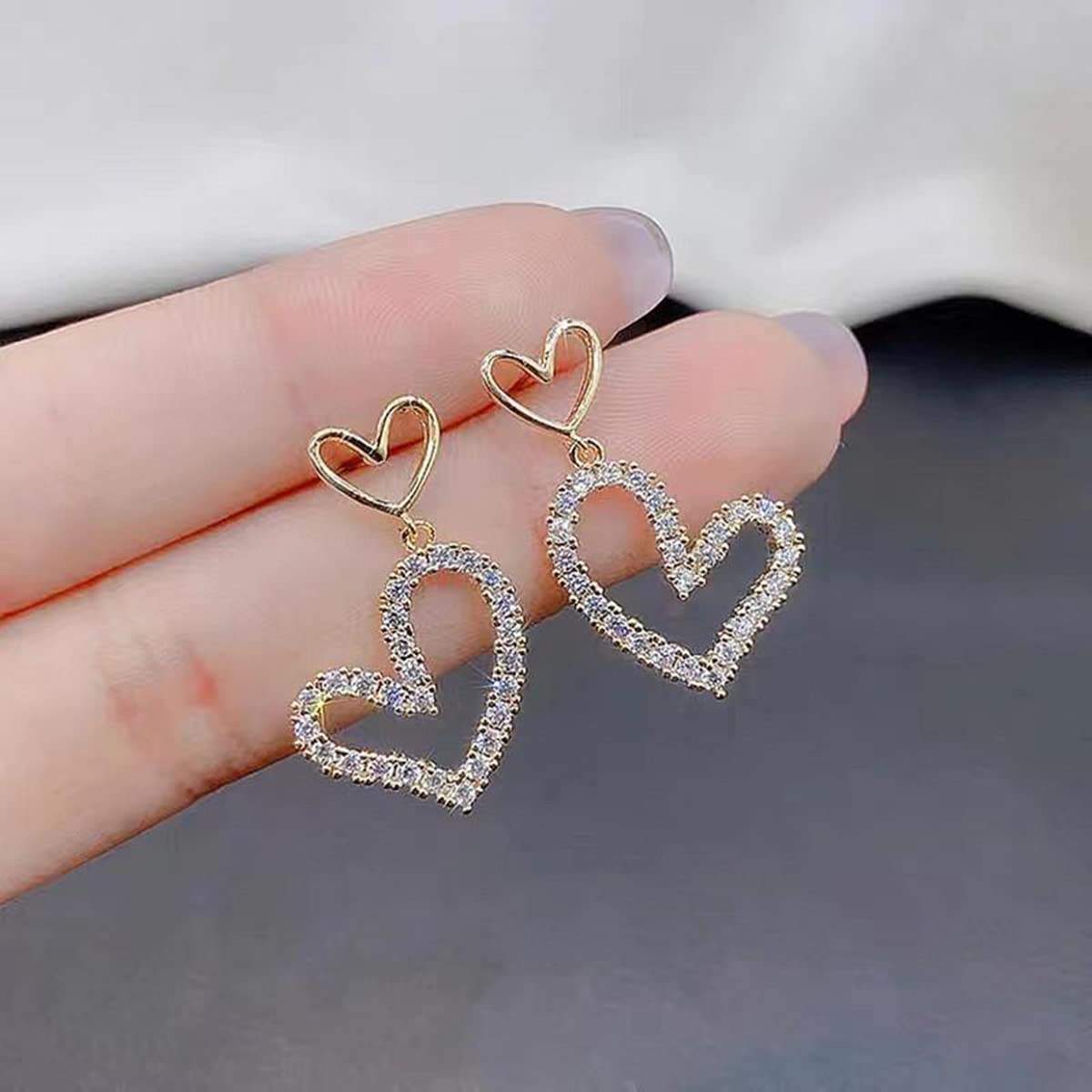 Srebrne igiełki koreańskie perłowe kolczyki w stylu rybiego ogona - letnia luksusowa nowość - obrazek 5