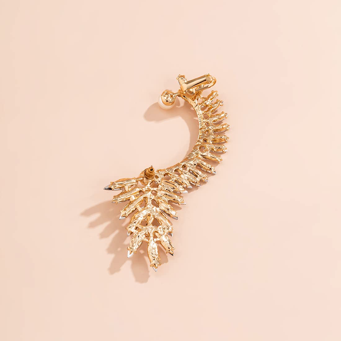 Gotyckie mankiety do uszu z kryształowymi cyrkoniami - idealne dla miłośniczek cosplayu! - obrazek 3