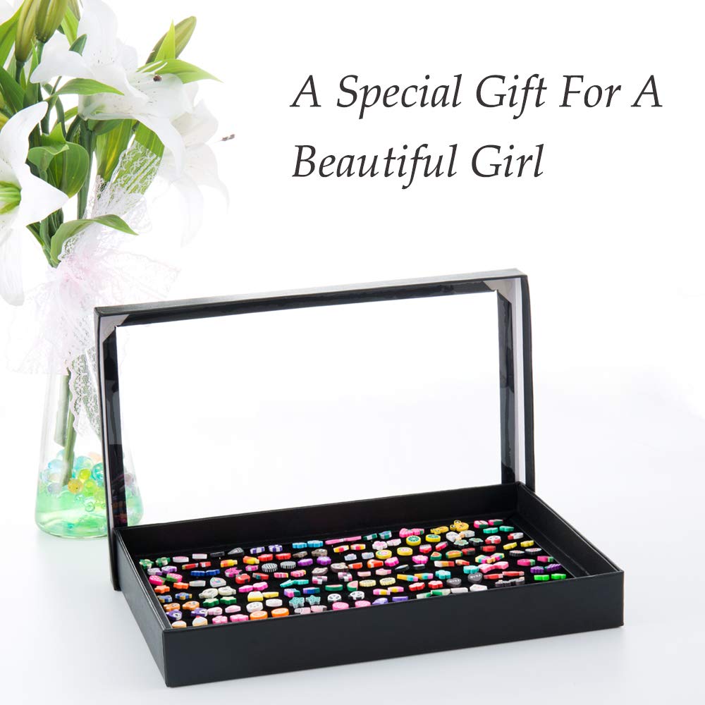 Zestaw 100 par hipoalergicznych kolczyków XiYee - ręcznie robione, mieszane kolory, urocze motywy dla dziewcząt - obrazek 4