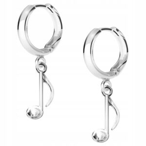 Eleganckie kolczyki LAREZO 925 Sterling Silver dla kobiet - hipoalergiczne, bez niklu