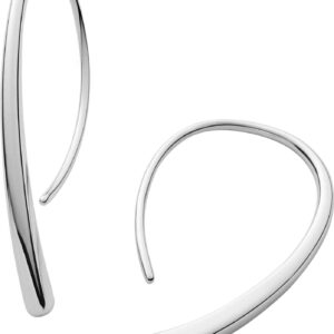 Eleganckie kolczyki Skagen SKJ1057040 - srebrny, 35 x 3 x 18 mm