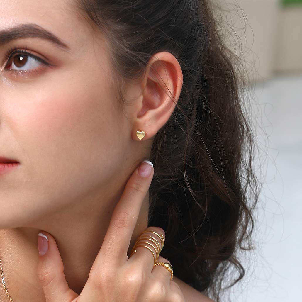 Personalized Sterling Silver Initial Earrings for Women, Kids, and Girls - High-Quality 925 Silver Alphabet Letter Earrings with Name - Perfect Gift for Her - obrazek 8