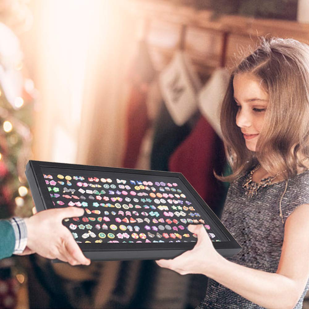 Zestaw 100 par hipoalergicznych kolczyków XiYee - ręcznie robione, mieszane kolory, urocze motywy dla dziewcząt - obrazek 5