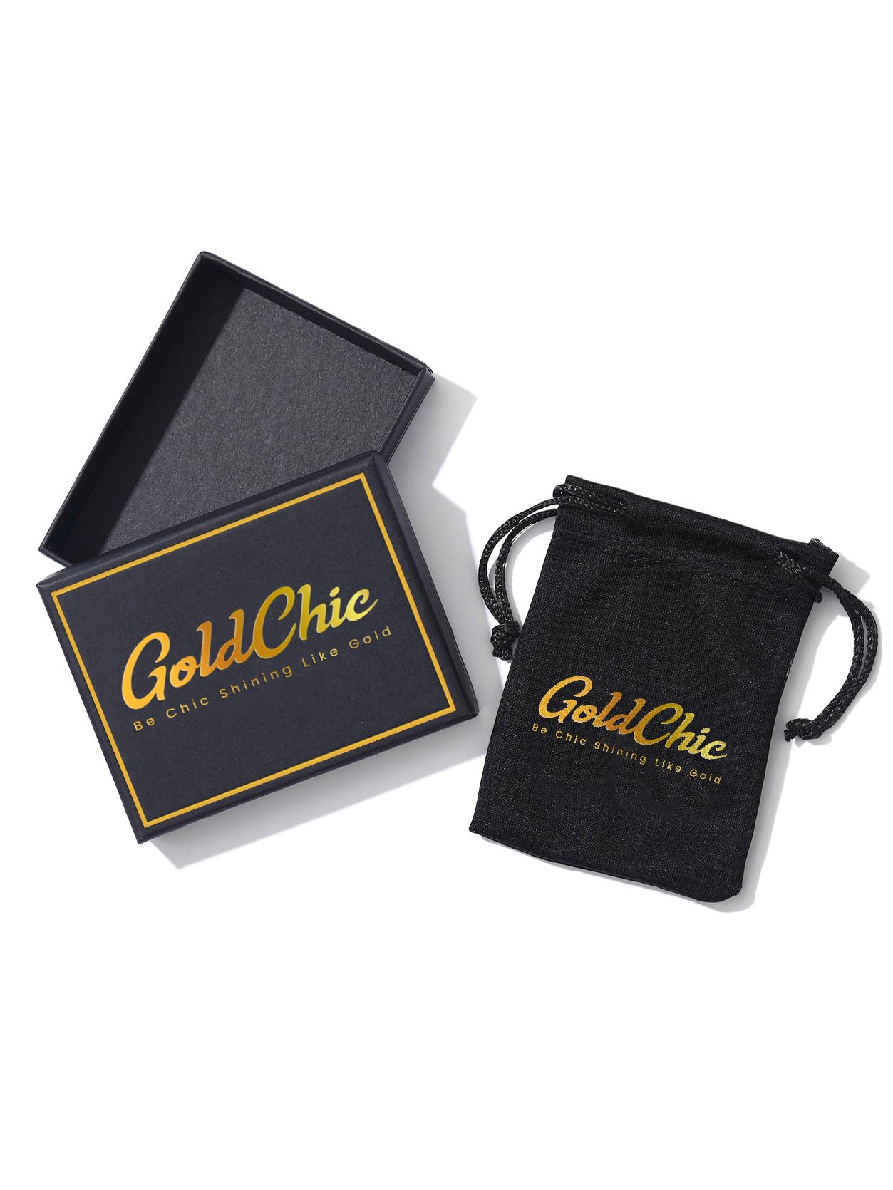 GOLDCHIC JEWELRY Płaski kubański łańcuszek naszyjnik 4 mm/6 mm/9 mm stal nierdzewna 316L dla mężczyzn i kobiet biżuteria hip-hopowa 36 46 51 55 61 66 71 76 cm - obrazek 2