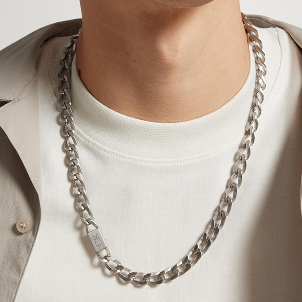 Calvin Klein Men's OUTLOOK Collection Naszyjnik łańcuszek ze stali nie - obrazek 3