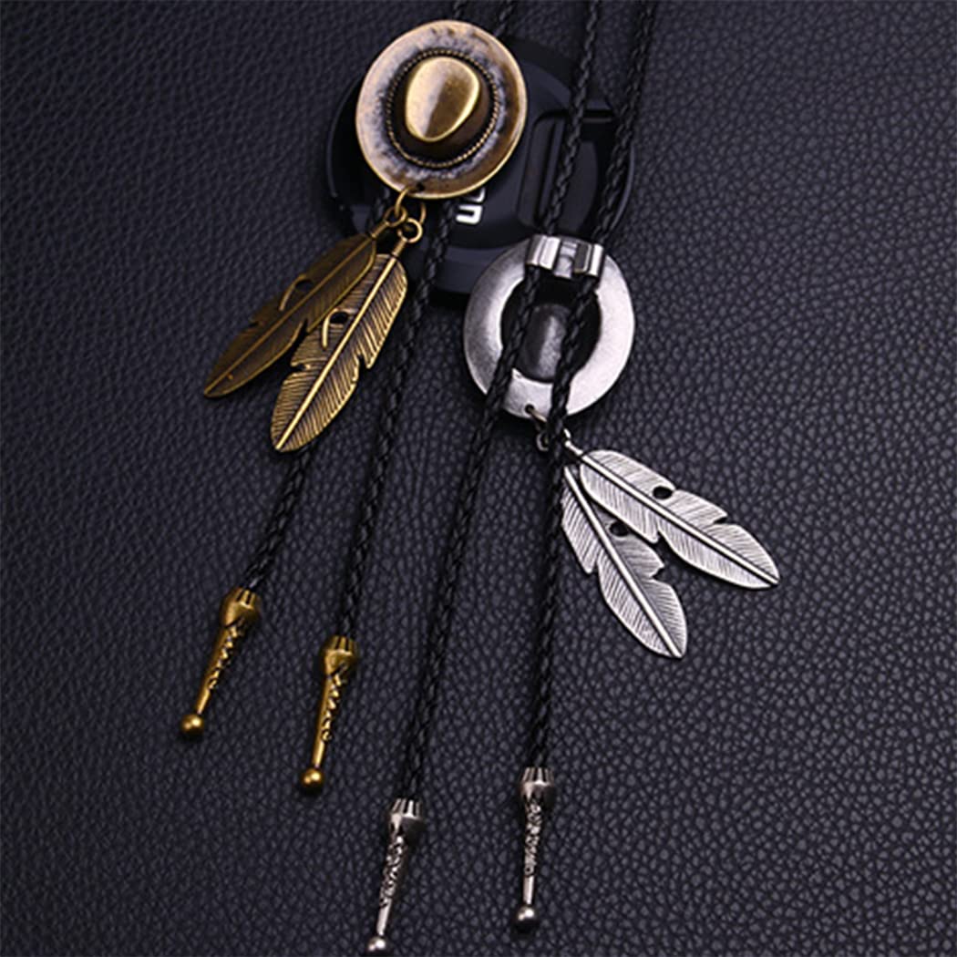 Plemienny pleciony naszyjnik Bohema Borsgye - ręcznie tkany choker z skóry dla kobiet i mężczyzn - obrazek 2