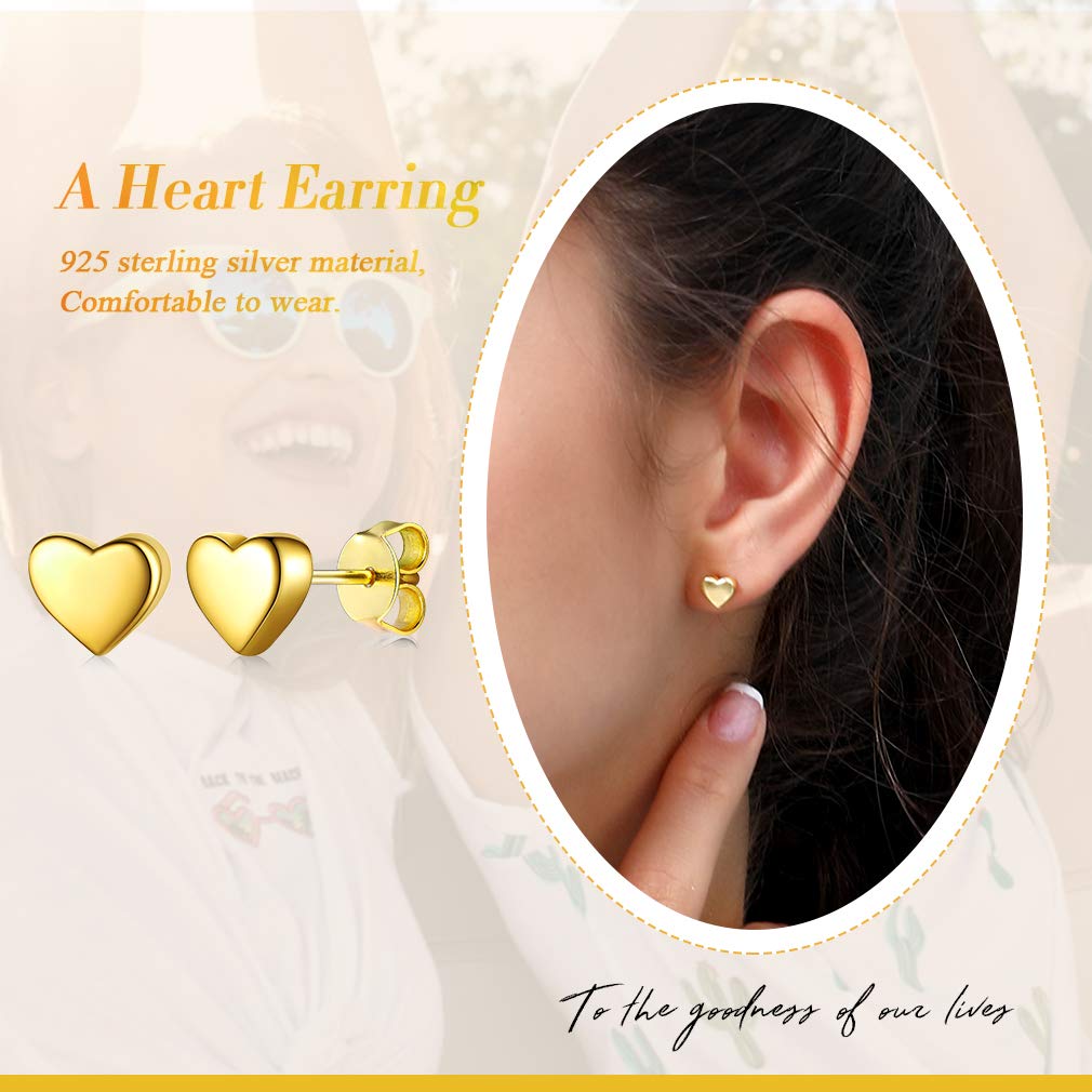 Personalized Sterling Silver Initial Earrings for Women, Kids, and Girls - High-Quality 925 Silver Alphabet Letter Earrings with Name - Perfect Gift for Her - obrazek 5