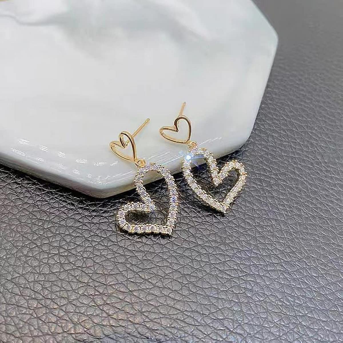 Srebrne igiełki koreańskie perłowe kolczyki w stylu rybiego ogona - letnia luksusowa nowość - obrazek 7