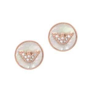 Emporio Armani damskie kolczyki sztyfty ze stali nierdzewnej