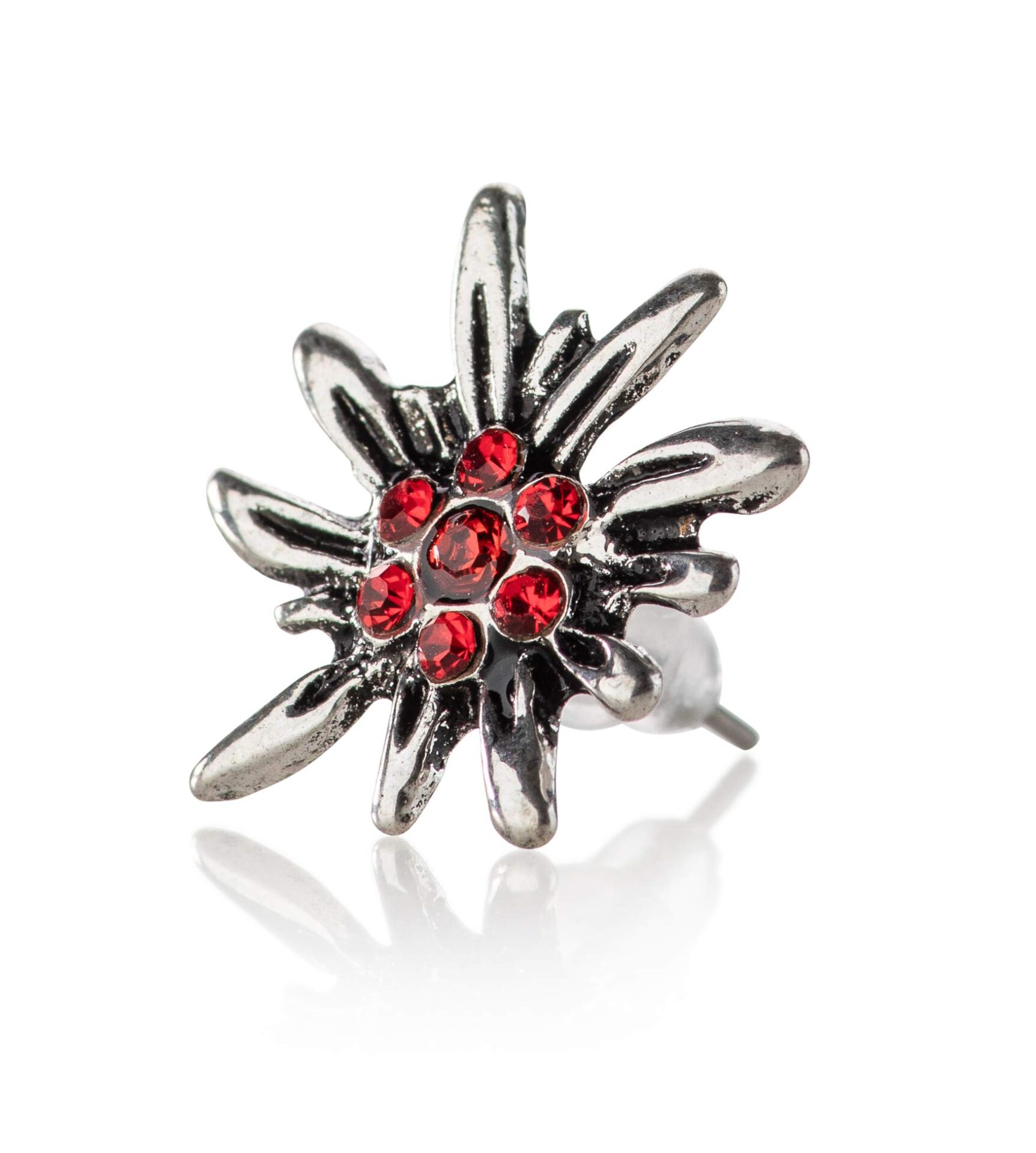 Schöneberger Trachten Couture tradycyjne kolczyki na Oktoberfest szaro