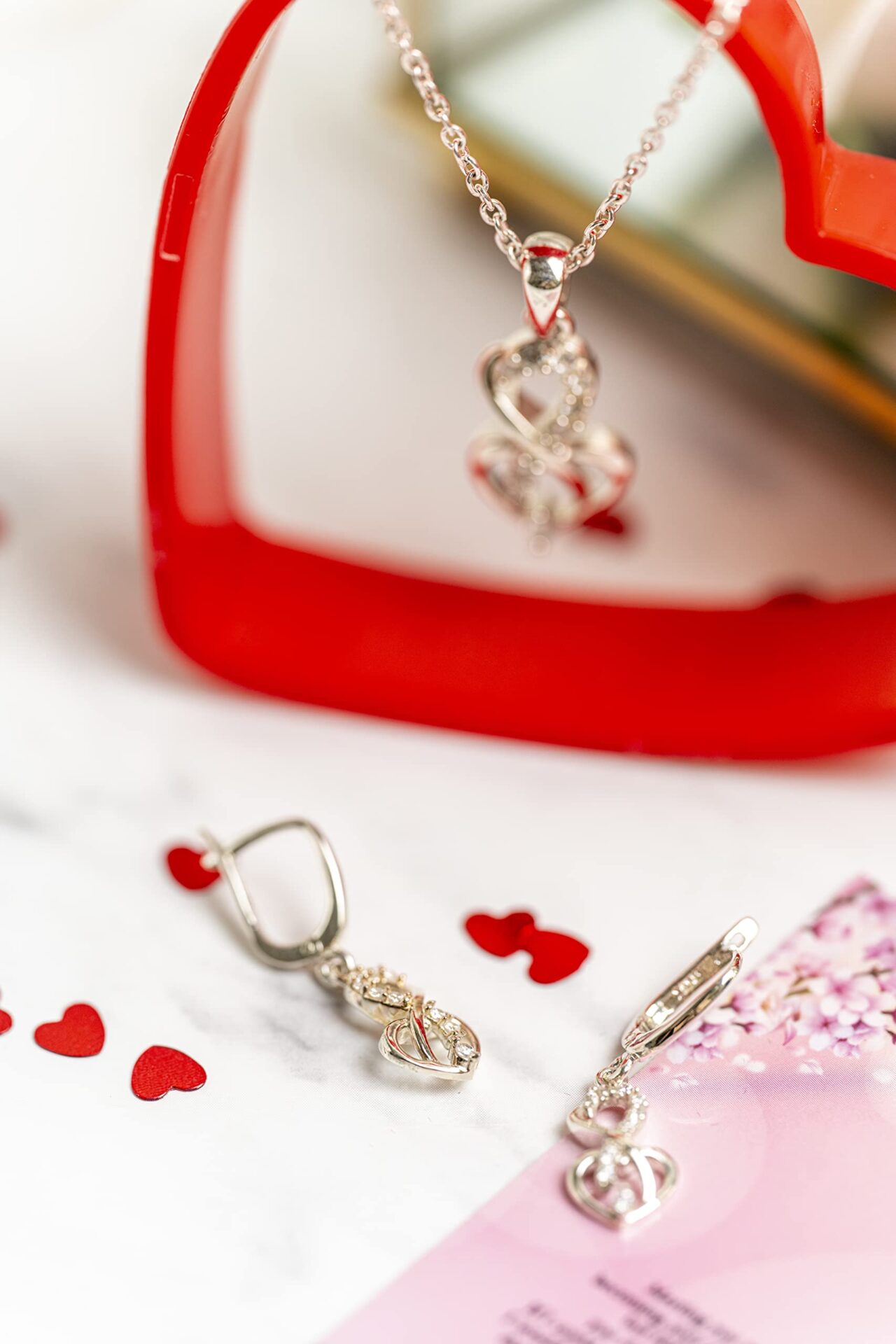 Eleganckie kolczyki srebrne z cyrkoniami AAA - Biżuteria damska z srebra 925 - obrazek 6