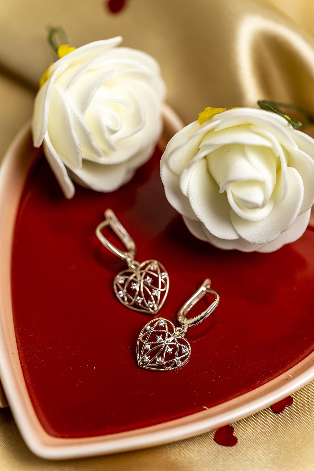 Eleganckie kolczyki srebrne z cyrkoniami AAA - Biżuteria damska z srebra 925 - obrazek 6