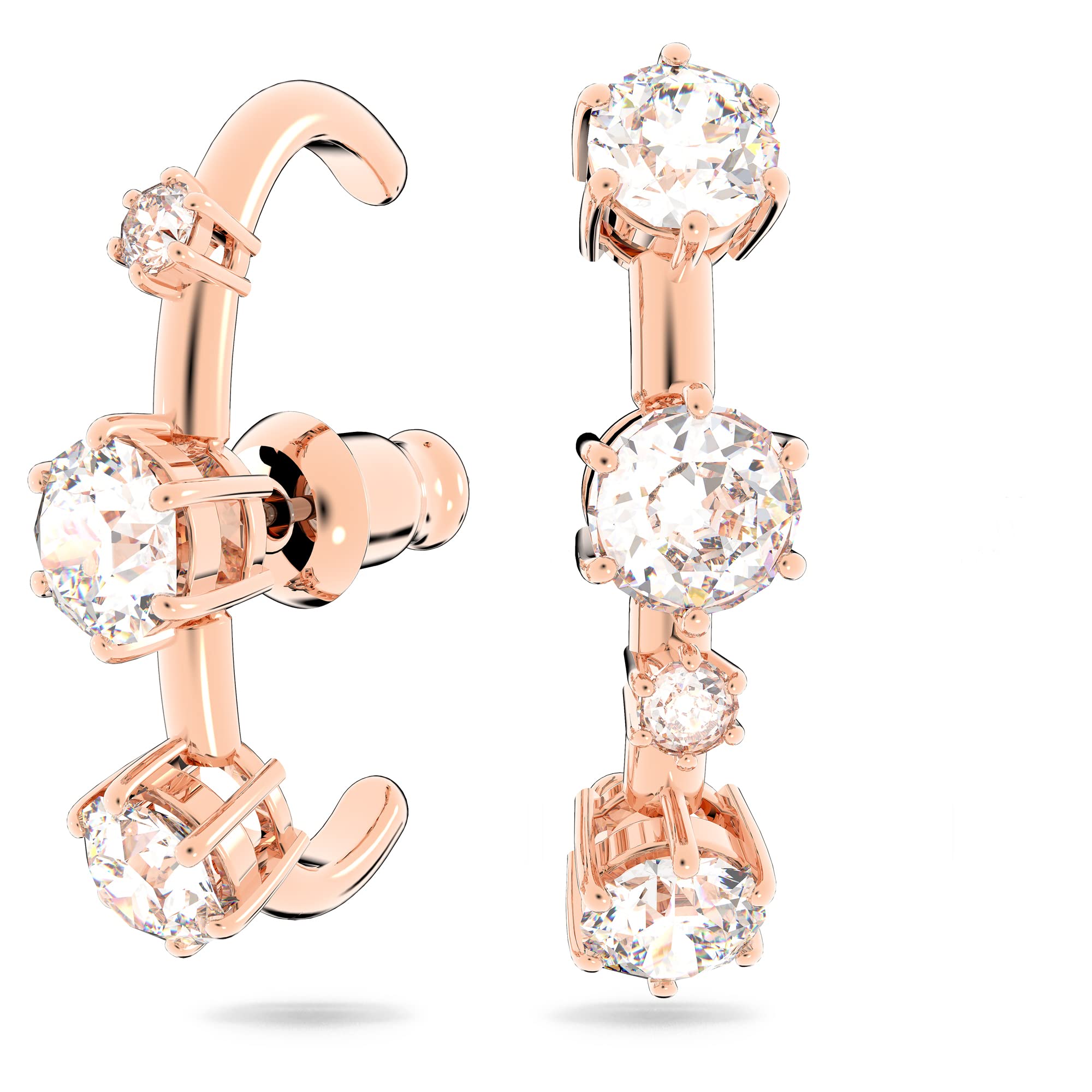 Swarovski Kolekcja Constella - Eleganckie Kolczyki z Kryształami - obrazek 4