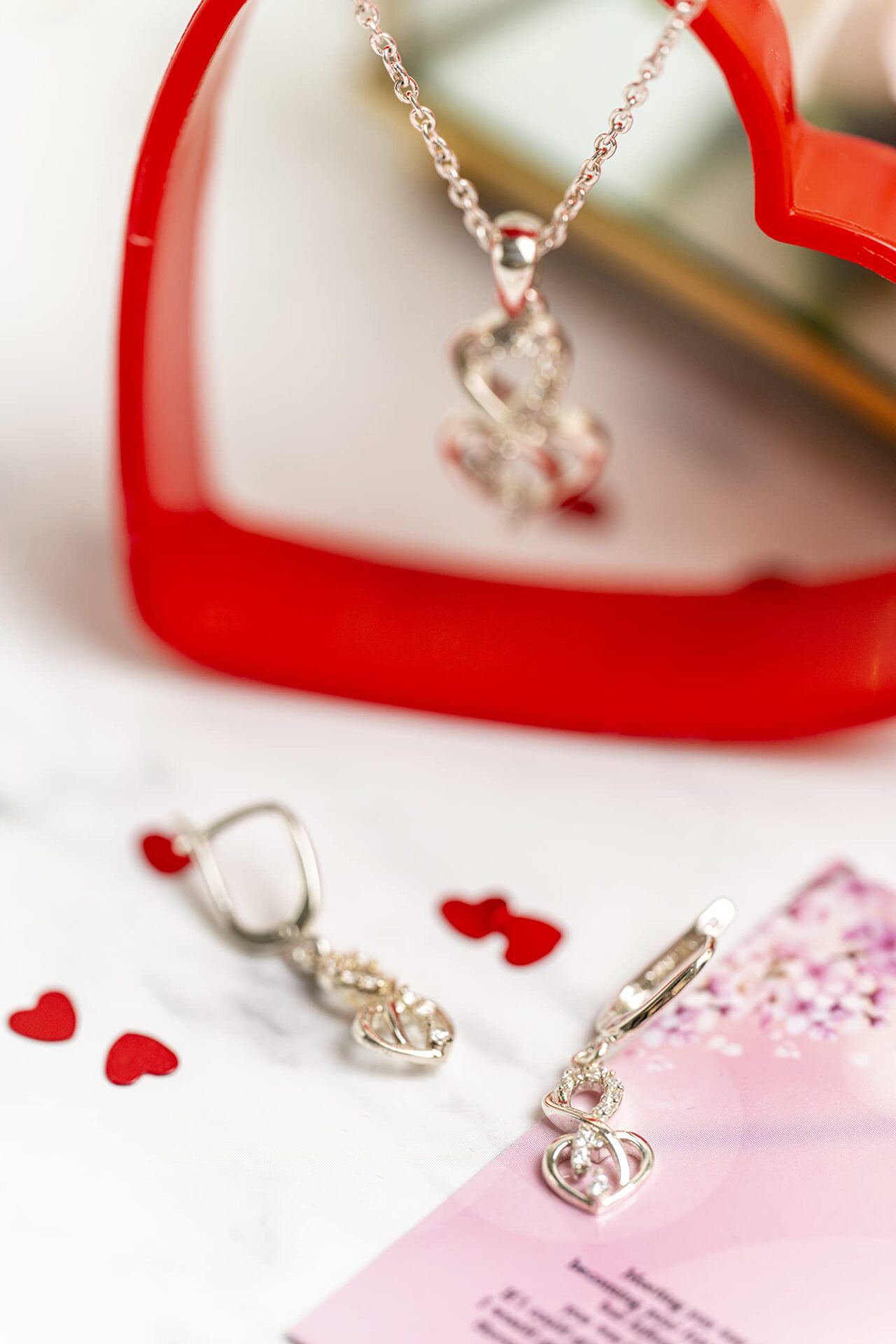 Eleganckie kolczyki srebrne z cyrkoniami AAA - Biżuteria damska z srebra 925 - obrazek 5