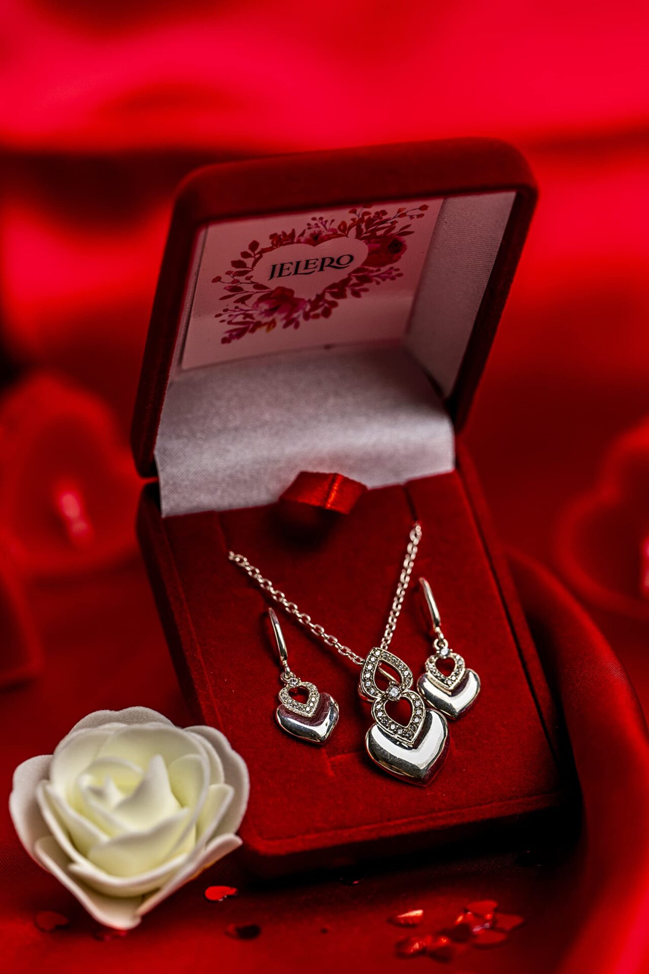 Eleganckie kolczyki srebrne z cyrkoniami AAA - Biżuteria damska z srebra 925 - obrazek 4