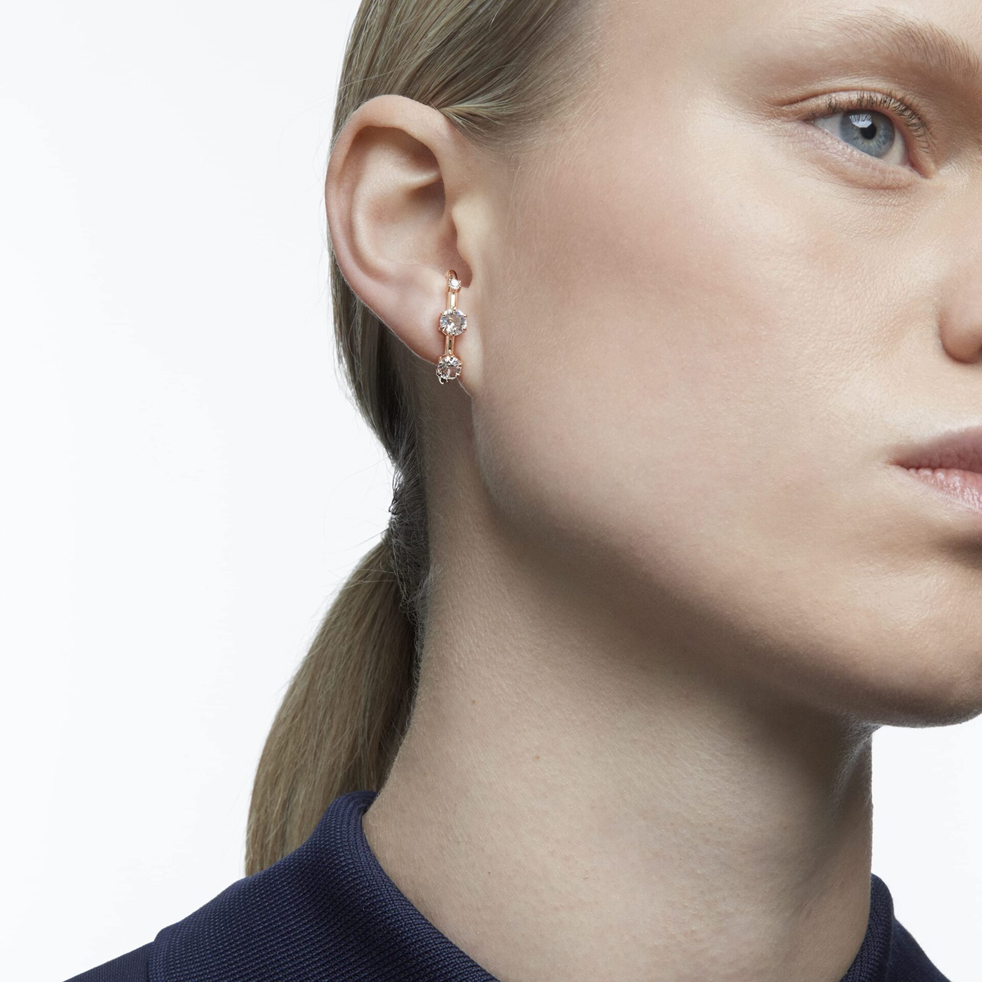 Swarovski Kolekcja Constella - Eleganckie Kolczyki z Kryształami - obrazek 3
