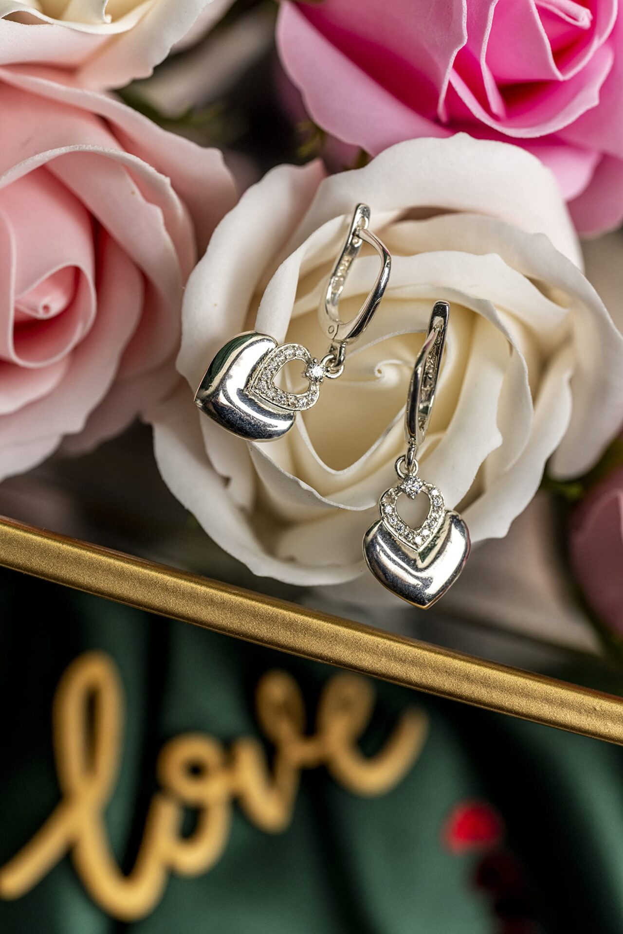 Eleganckie kolczyki srebrne z cyrkoniami AAA - Biżuteria damska z srebra 925 - obrazek 6