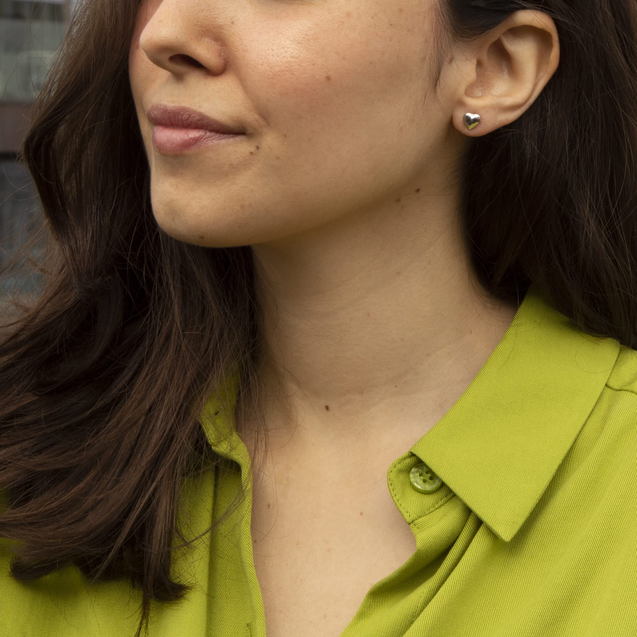 Carissima Złote kolczyki dziecięce 9-karatowe złoto 6,9 x 7,2 mm z dmu - obrazek 3