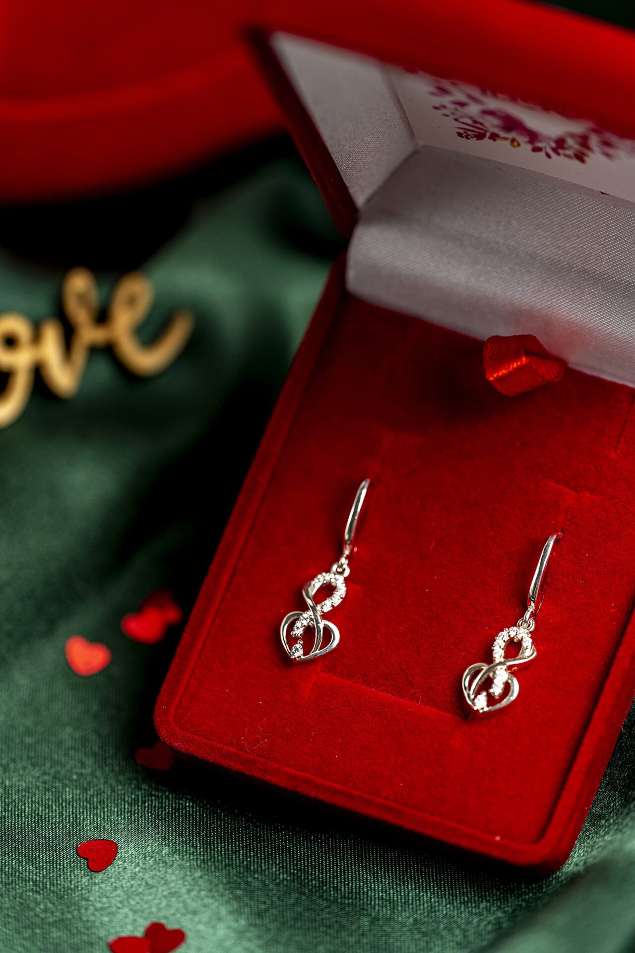 Eleganckie kolczyki srebrne z cyrkoniami AAA - Biżuteria damska z srebra 925 - obrazek 4