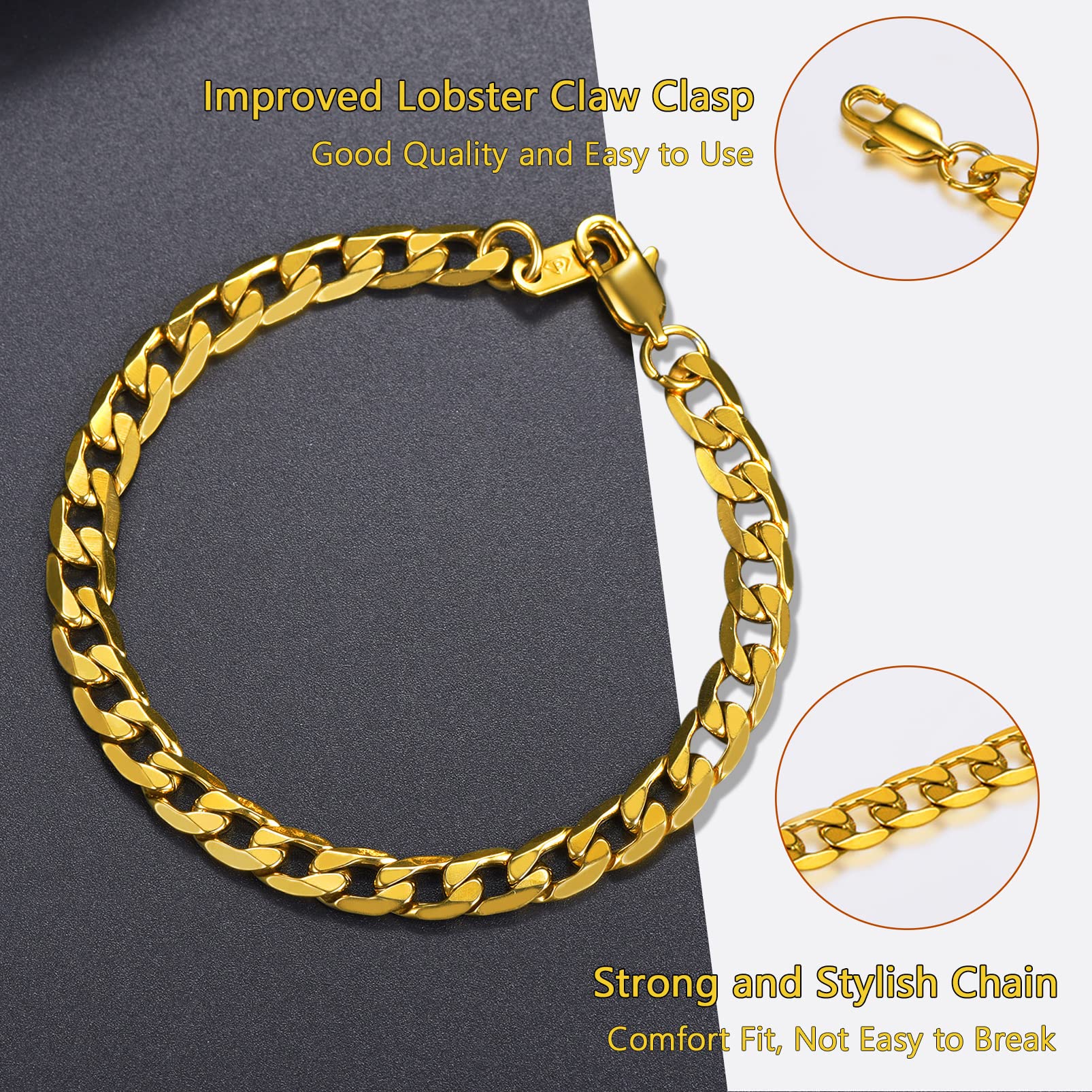 PROSTEEL Bransoletka męska, dostępny grawerunek, długość 19/21 cm, poz - obrazek 5