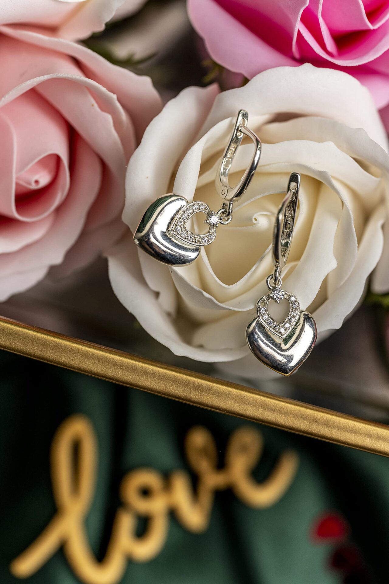 Eleganckie kolczyki srebrne z cyrkoniami AAA - Biżuteria damska z srebra 925 - obrazek 7