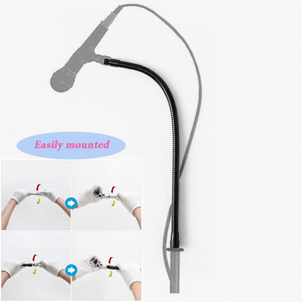 Gęsia szyja do mikrofonu, HONSETY 15.2 cm wielofunkcyjny uniwersalny m - obrazek 6