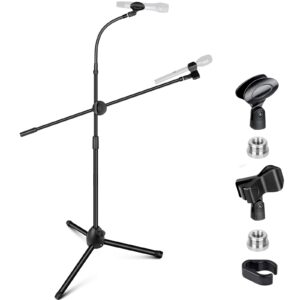 Uchwyt mikrofonowy z szyjką łabędź CAHAYA CY0319 - Stojący uchwyt na mikrofon z regulowaną długością