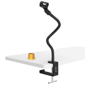 zealsound Stojaka na mikrofon z regulowanym ramionem typu łabądź z kli