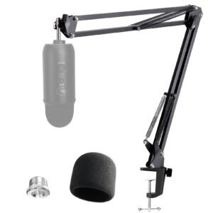 YOUSHARES Blue Yeti Profesjonalny regulowany uchwyt na mikrofon z zaty