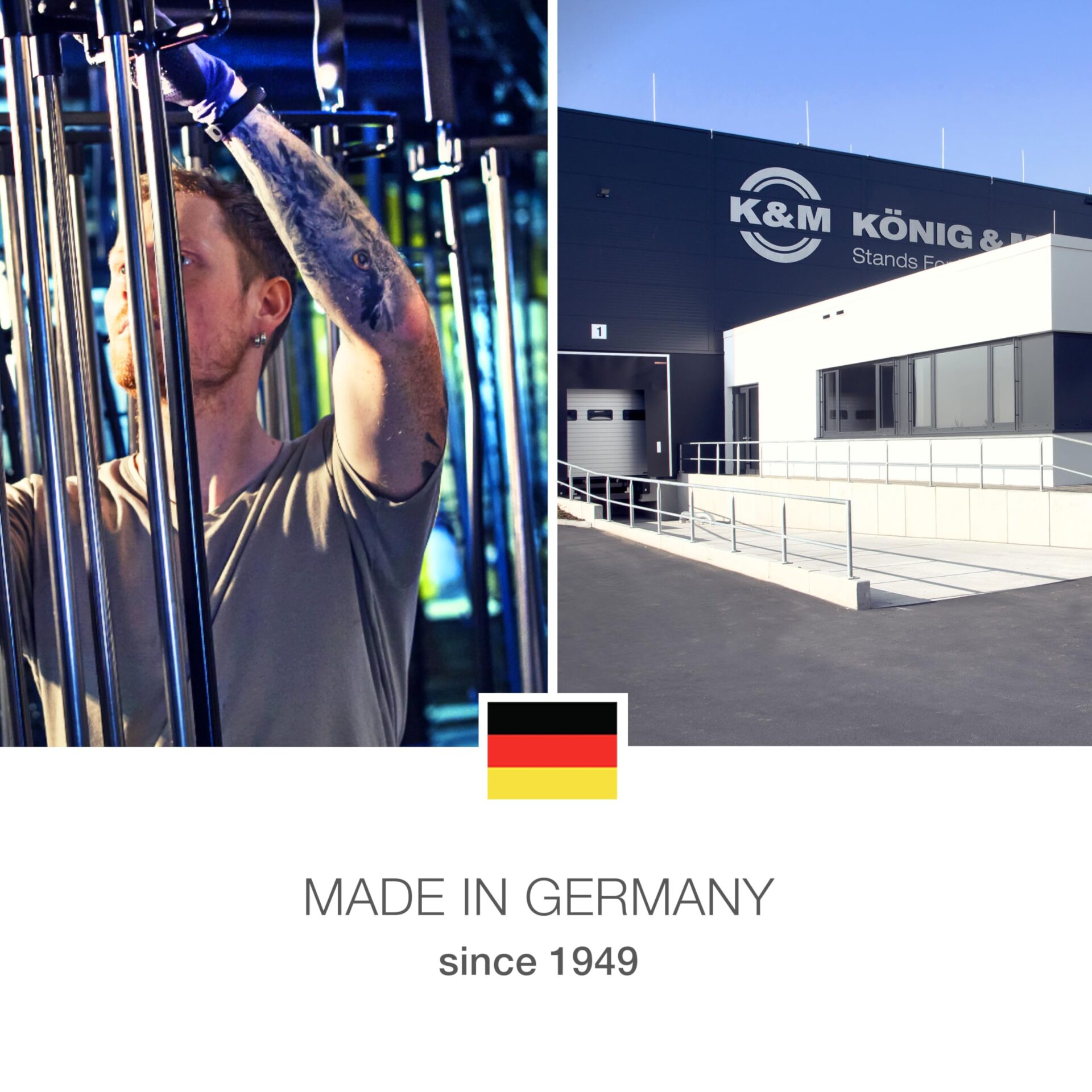 K&M 23150 statyw stołowy – stal czarny – bezstopniowa wysokość 23 – 43 cm przyłącze gwintowane 1/4" – do aparatu nagrywarki zdjęć - obrazek 5