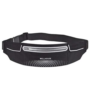 Pasy do biegania dla kobiet Mężczyźni Wodoodporny Odblaskowy wąski pas do biegania Saszetka nerka na piesze Portfele bez użycia rąk Saszetka biodrowa Torba na telefon Pomieści wszystkie telefony