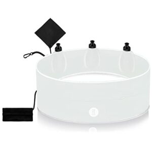 FitFeelsFun Pas do biegania - 3 bidony w zestawie - Bidon do biegania - torba na komórkę sport - pas na bidony butelki do wody - torba na butelkę wody - sport napoje - saszetka