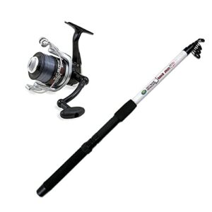 Zestaw wędkarski: Teleskopowa wędka z kompletnym kołowrotkiem i sznurkiem - idealny do każdego łowiska!