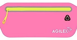 AGILEX Pasek do biegania na telefon komórkowy – torba do biegania joggingu sportu fitnessu biegania – pasuje do wszystkich smartfonów różowy/neonowy Einheitsgröße