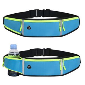 Paski do biegania torba na talię dla kobiet mężczyzn z uchwytem na butelkę wody wodoodporne torby na zderzak do biegania na świeżym powietrzu sport jazda na rowerze podróż bieganie pas biodrowy