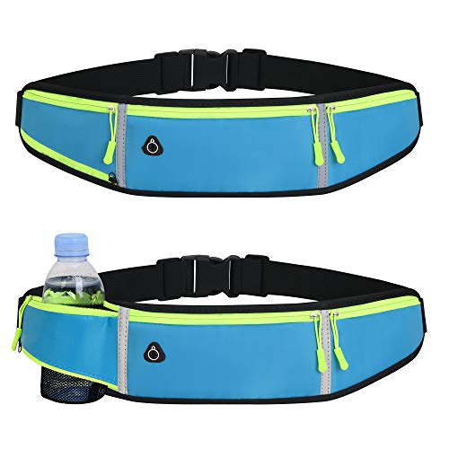 Paski do biegania torba na talię dla kobiet mężczyzn z uchwytem na butelkę wody wodoodporne torby na zderzak do biegania na świeżym powietrzu sport jazda na rowerze podróż bieganie pas biodrowy