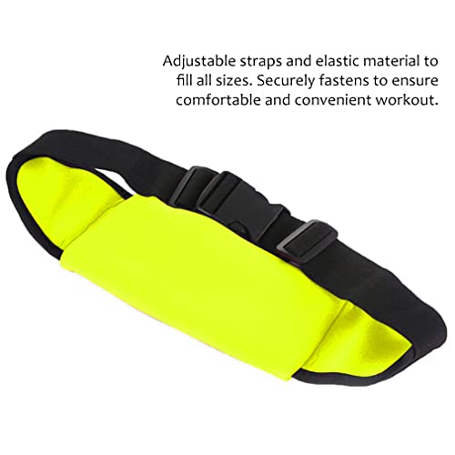 Pas do biegania Mężczyzna Kobieta Sportowa Neopren Wodoodporny Unisex Kieszenie Odblaskowe Paski Torba Sportowa Kobieta Mężczyzna Torba Do Biegania Kącik Mężczyzna Kobieta Bieganie Żółty - obrazek 7