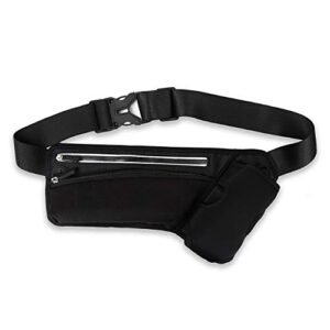 XLKJ Pas do biegania z składanym uchwytem na butelkę na wodę do podróży biegania jazdy na rowerze na kempingu wędrówek