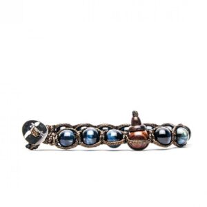 Bransoletka Tybetańska Oko - Oryginalny design z kamieniem ochronnym