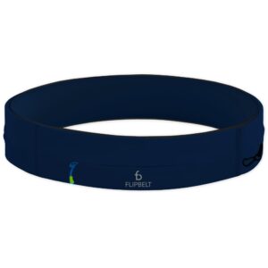 FlipBelt Zamek błyskawiczny akcesoria podróżne - pasek na pieniądze niebieski (Midnight Blue) XL
