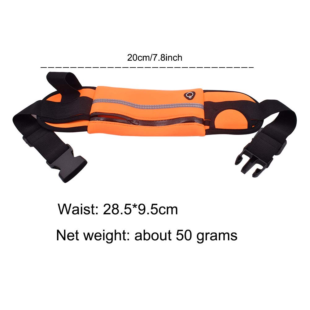 3 szt. pasek do biegania o dużej pojemności wodoodporny zestaw talii do przenoszenia telefonów do 65 cala z regulowanym elastycznym paskiem dla kobiet mężczyzn na siłownię treningi ćwiczenia kolarstwo spacery podróż - obrazek 7