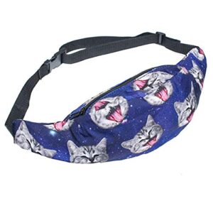 whatUneed Wodoodporna torba na talię dla mężczyzn i kobiet lekka torba o dużej pojemności do biegania na świeżym powietrzu przechowywania kluczy do telefonu portfela