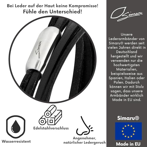 Designerska bransoletka ze skóry garbowanej roślinnie - stylowa branso - obrazek 4