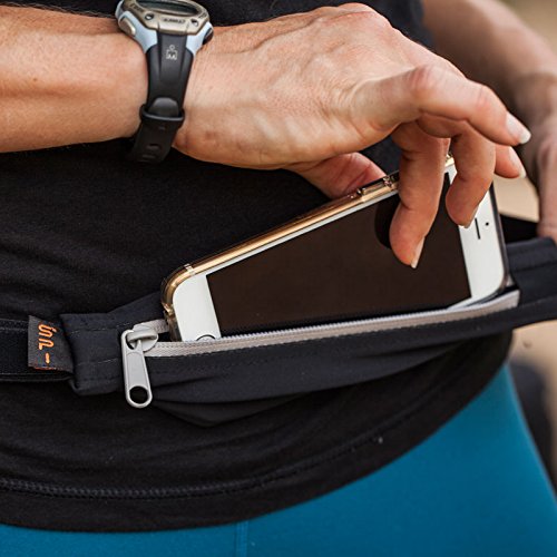 Spibelt Unisex Original spibelt performance bælte vandbestandig sort med lynlås torba do biegania czarna S-XL EU - obrazek 3