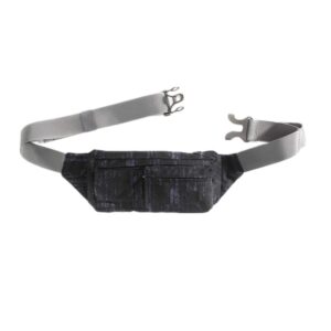 Panda Life Pas sportowy sportowy wodoszczelny na telefon klucze monety do gimnastyki joggingu wędrówek wspinaczki jazdy na rowerze podróż/kemping Noir-m