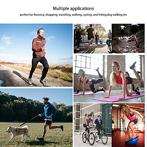 Pasy do biegania dla kobiet Mężczyźni Wodoodporny Odblaskowy wąski pas do biegania Saszetka nerka na piesze Portfele bez użycia rąk Saszetka biodrowa Torba na telefon Pomieści wszystkie telefony - obrazek 6