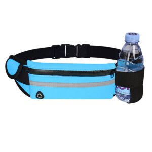 Talii Bieganie Mężczyźni Torba Sportowa Pas Podróży Wyścigi Drzwi Pieniądze dla Mody Talii Elegancki Torba Do Biegania FitnessWyścigiJazda Na Rowerze i Podróży Regulowany Elastyczny Pasek Niebieskie niebo