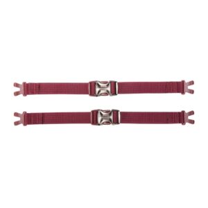 Tatonka Unisex Adult Compression Straps Pas kompresyjny bordowy czerwony 45 cm