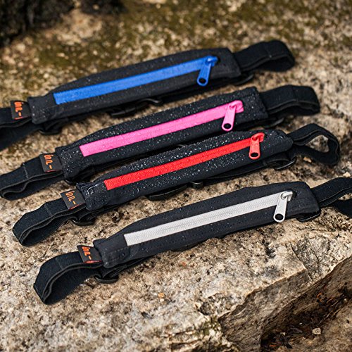 Spibelt Unisex Original spibelt performance bælte vandbestandig sort med lynlås torba do biegania czarna S-XL EU - obrazek 2